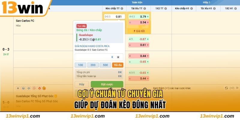 Gợi ý chuẩn từ chuyên gia giúp dự đoán kèo đúng nhất